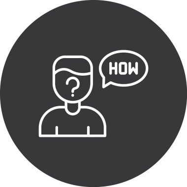 soru işareti satırı simgesi