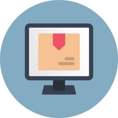 Ürün Simgesi, Basit Renk Vektörü İllüstrasyonu