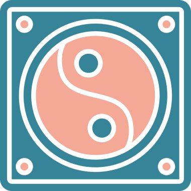 Yang işareti. Web simgesi