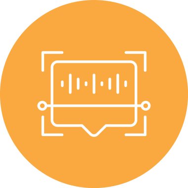 ses simgesi, vektör illüstrasyonu