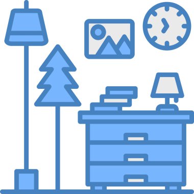 Dosya özeti biçiminde ofis masası simgesi