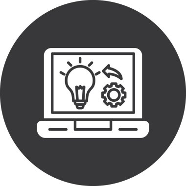 Web simgesi, vektör illüstrasyonu