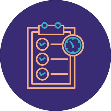 Bir belge simgesinin vektör illüstrasyonu