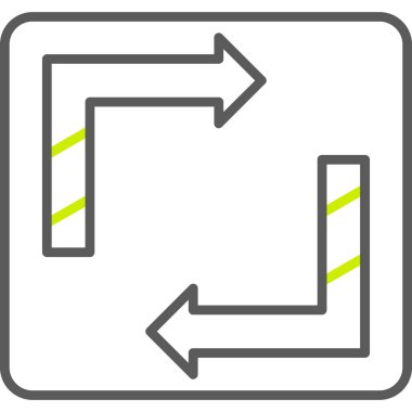 ok simgesi vektör illüstrasyonu