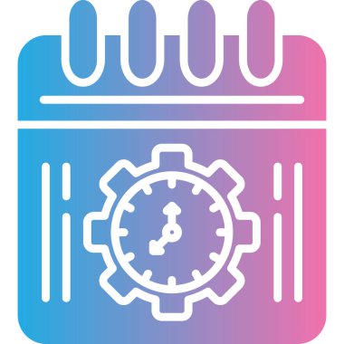 dişli simgesi vektör illüstrasyonu