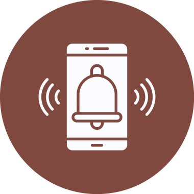 akıllı telefon vektör çizgisi renk simgesi