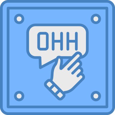 konuşma kabarcığı vektör çizimi