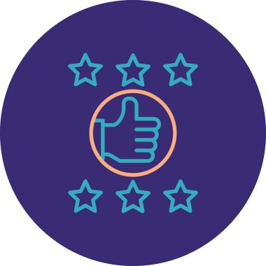 Başparmağın vektör illüstrasyonu