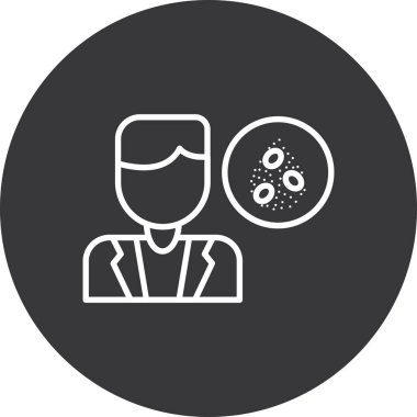 Modern simgenin vektör illüstrasyonu