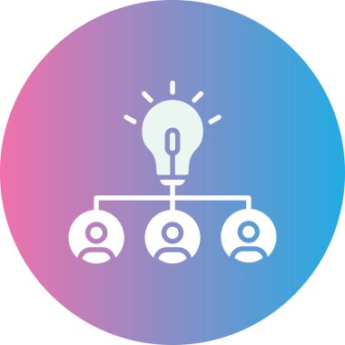 ampul simgesi vektör illüstrasyonu