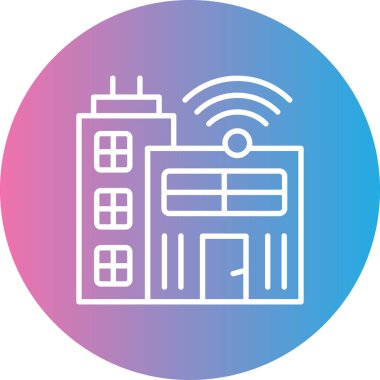 Eşsiz Wiifi Vektör Satır Simgesi