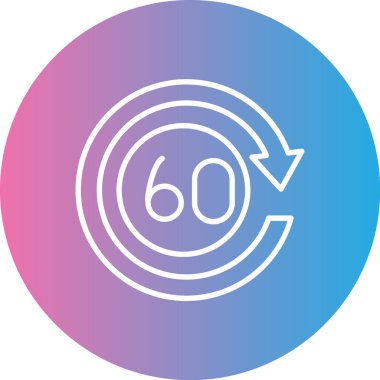 Yeni yılın bir simgesinin vektör illüstrasyonu