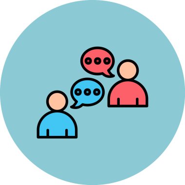 İnsan simgesinin vektör illüstrasyonu