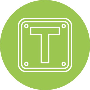 Modern simgenin vektör illüstrasyonu