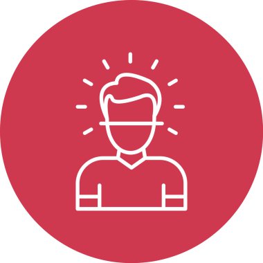 man simgesi vektör illüstrasyonu