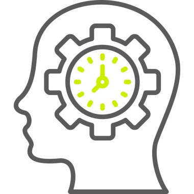 Saat. Web simgesi basit tasarım