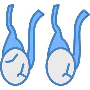 Bebek emziği simgesi, basit tarzı