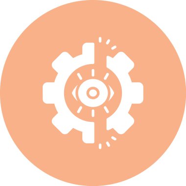 Modern oto tamir simgesinin vektör illüstrasyonu