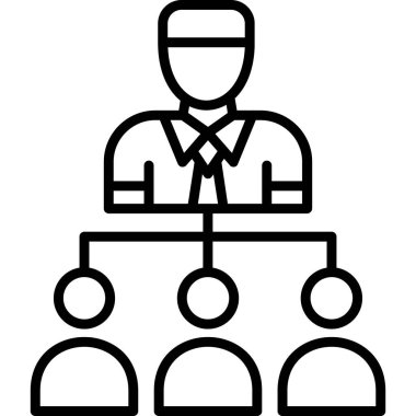 iş yönetimi vektör simgesi