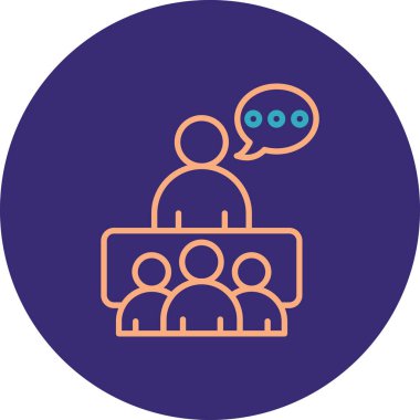 Modern simgenin vektör illüstrasyonu