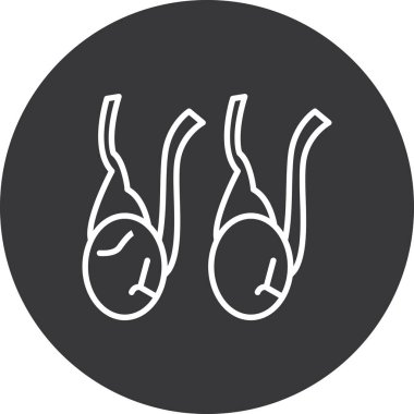 bebek ikonu vektör illüstrasyonu