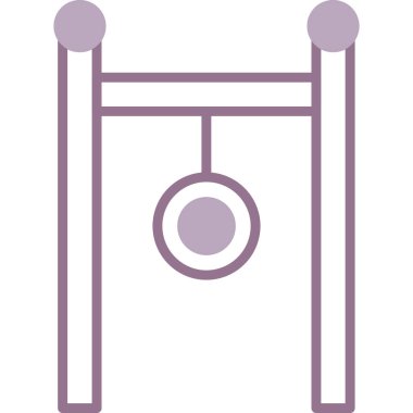 davul kutsal kişilerin resmi, vektör çizim