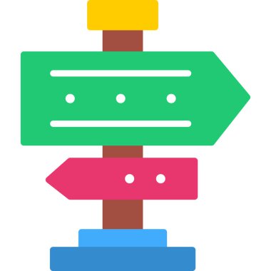 Yılbaşı ağacı web simgesi basit bir illüstrasyon