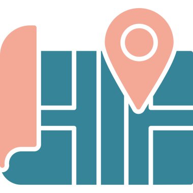 konum haritası konumu simgesi - taslak biçimi