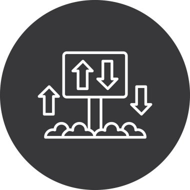 ok indirme simgesi, vektör illüstrasyonu