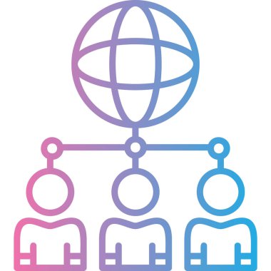 genel ağ vektör simgesi