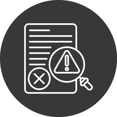 Vektör belgesi Simge illüstrasyonu