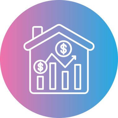 Dolar simgesi vektör illüstrasyonu