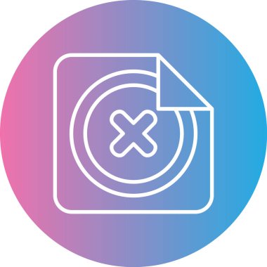 Dosya simgesinin vektör illüstrasyonu