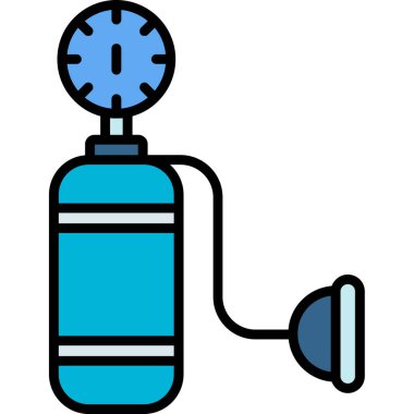 Hava pompası simgesi, anahat stili