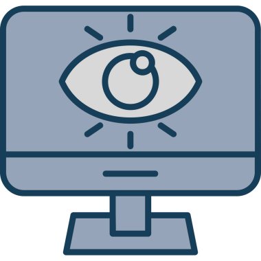 Internet güvenlik vektör simgesi