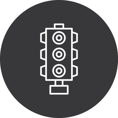 seo modern simgesinin vektör illüstrasyonu