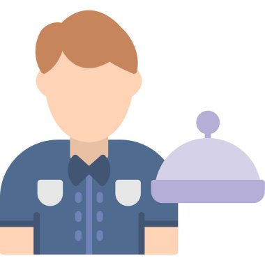 Yemek lokantası şef ikonu.