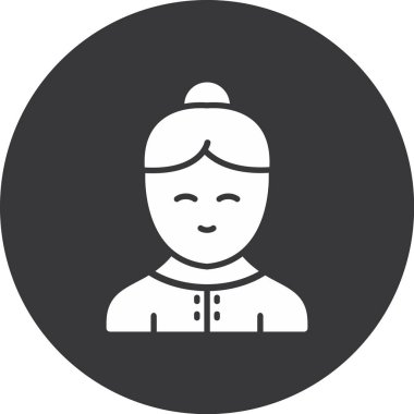 İnsan simgesinin vektör illüstrasyonu