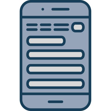 Tarayıcı pencere simgesi renk ana hatları vektörü