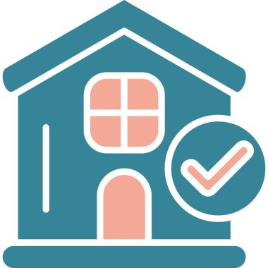 Ev. Web simgesi basit tasarım