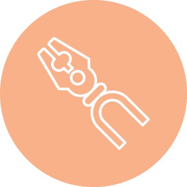 Testere simgesinin vektör illüstrasyonu