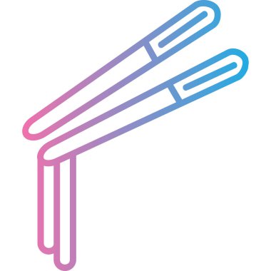 Termometre. Web simgesi basit illüstrasyon