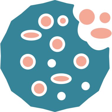 Bakteri. Web simgesi basit tasarım