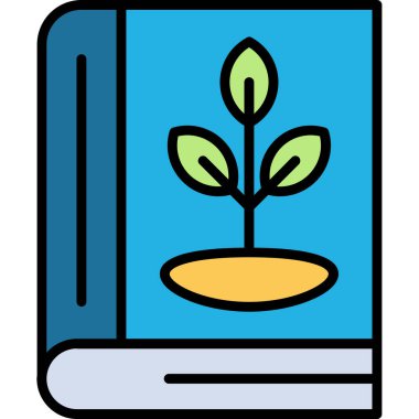 Kitap. Web simgesi basit illüstrasyon