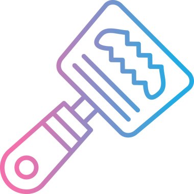 fırça. Web simgesi basit illüstrasyon