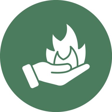 yanan mum vektör simgesi modern basit illüstrasyon