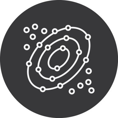 Modern b 'nin vektör illüstrasyonunda yiyecek ikonu yok