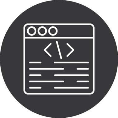 Web tasarım ikonu vektör illüstrasyonu