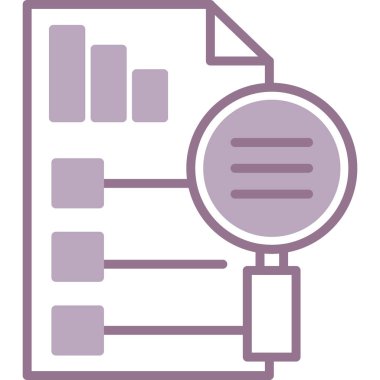 iş ve finans çizgisi simgesi, vektör