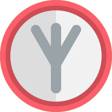 İşaretsiz bir simgenin vektör illüstrasyonu